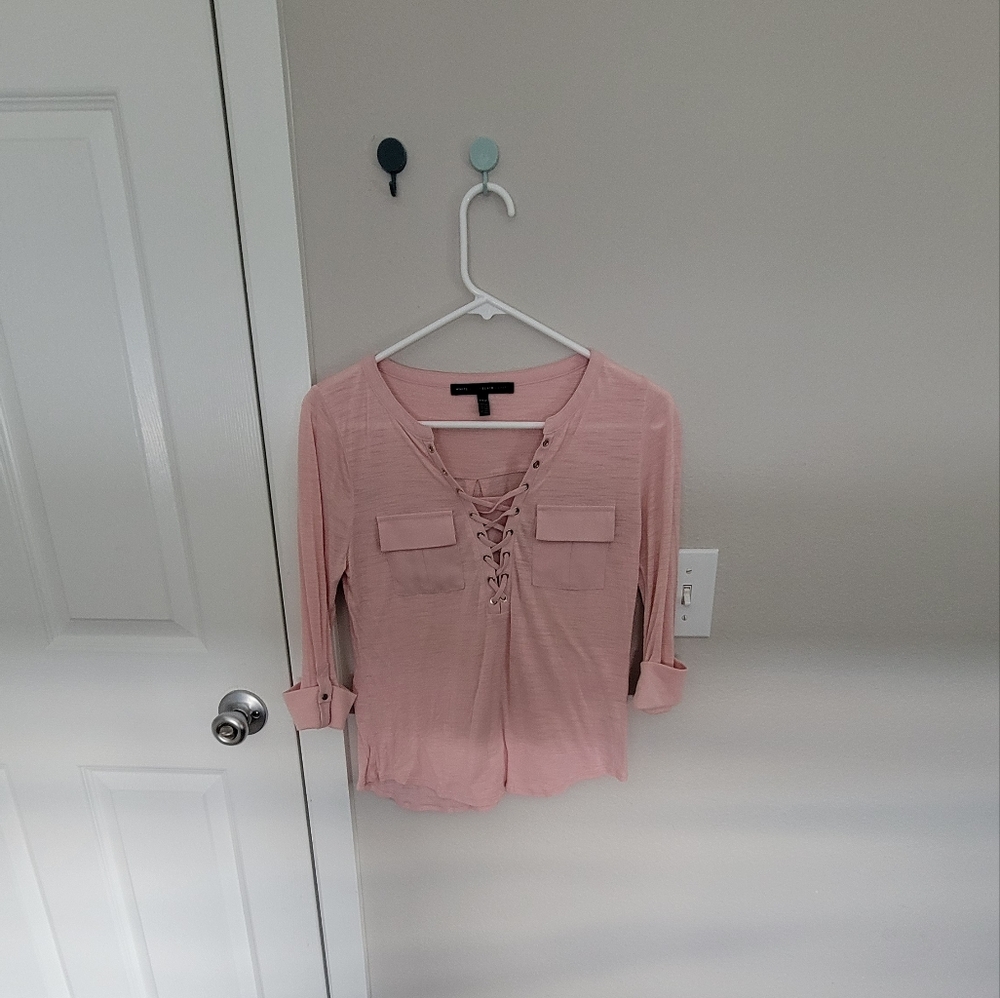 Pink blouse